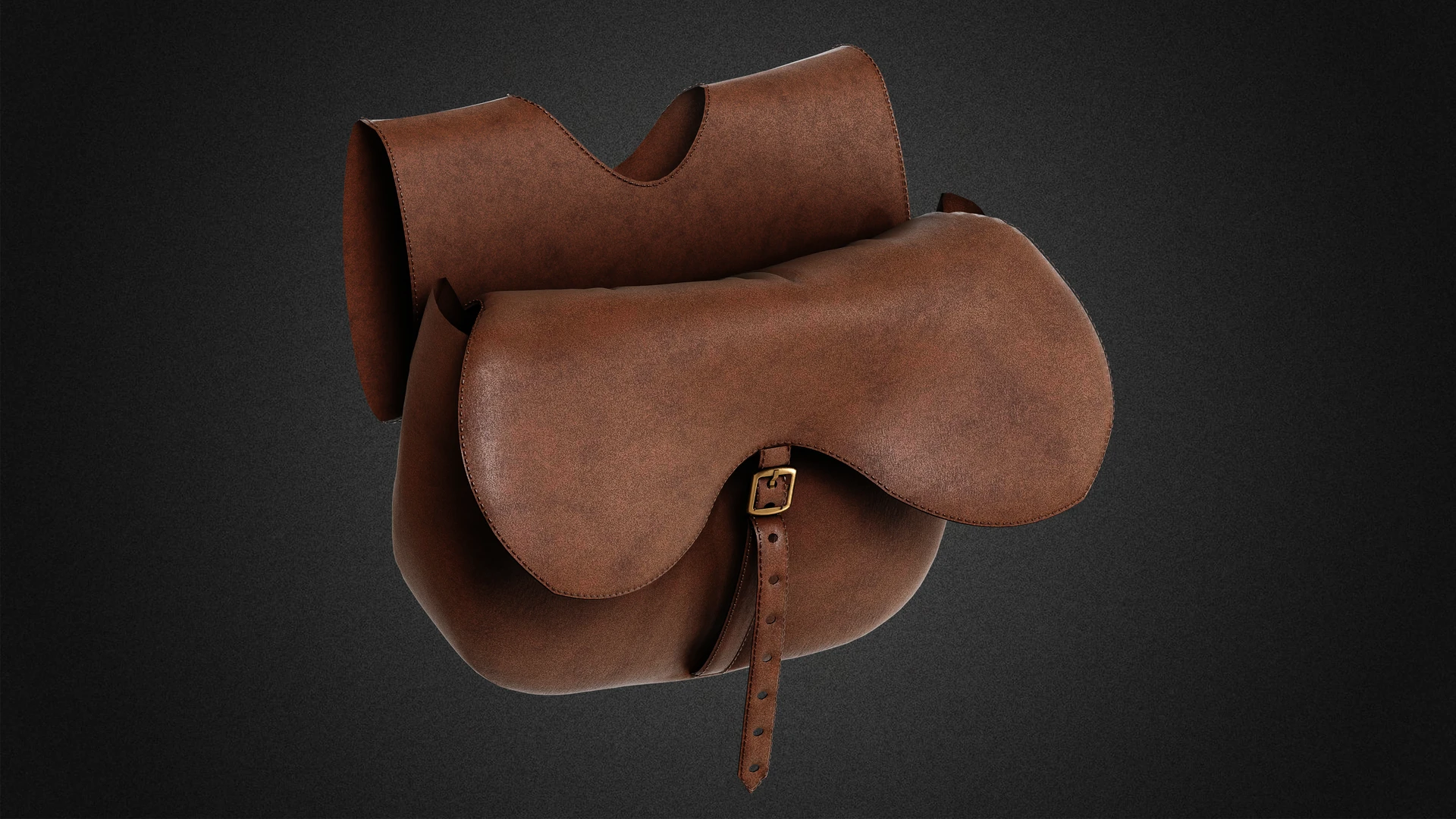 Detailed medieval belt with authentic period design