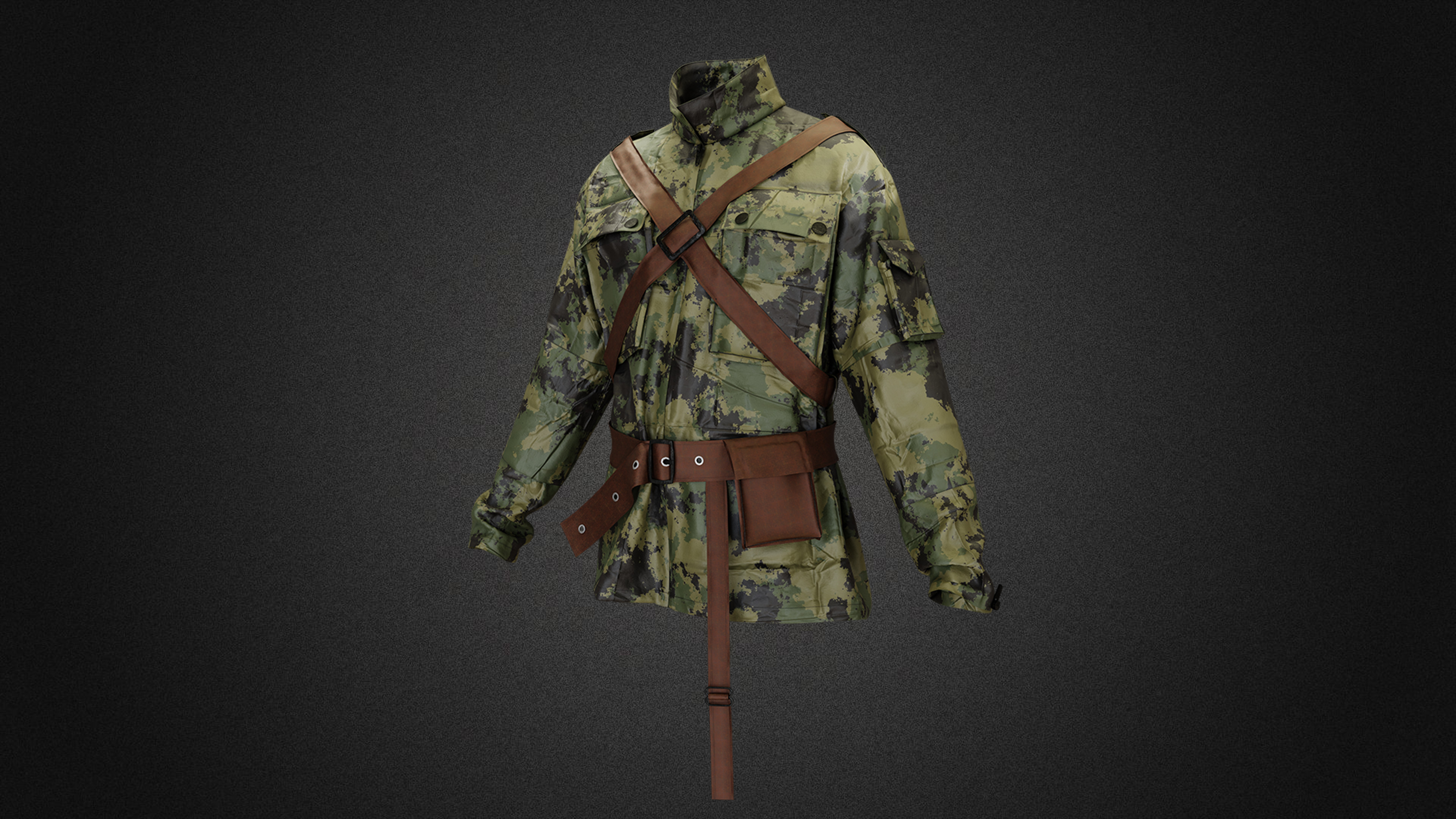 Military tactical gear with functional design elements